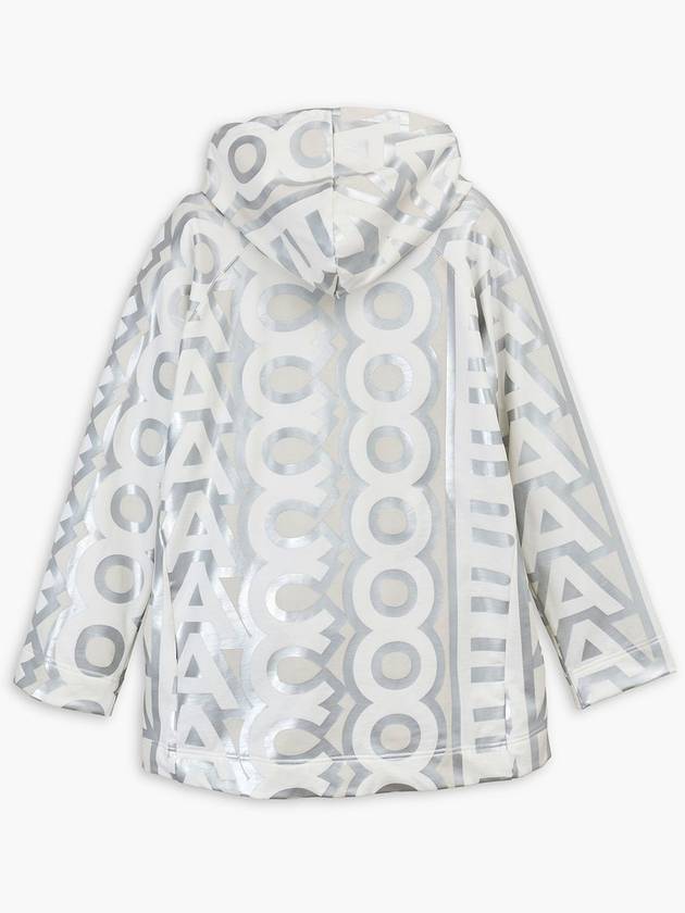 Monogram Zip Hoodie_Silver/Bright White (2F3RTP012C14-113) - MARC JACOBS - BALAAN 2