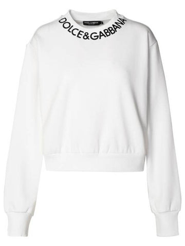 Sweater F9P35Z GDB4AW0800 White - DOLCE&GABBANA - BALAAN 1