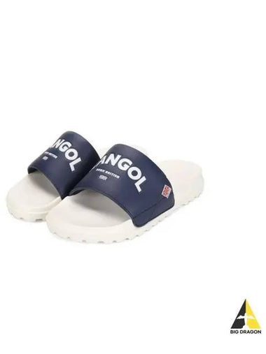 Arch Logo Slide 5006 Navy - KANGOL - BALAAN 1