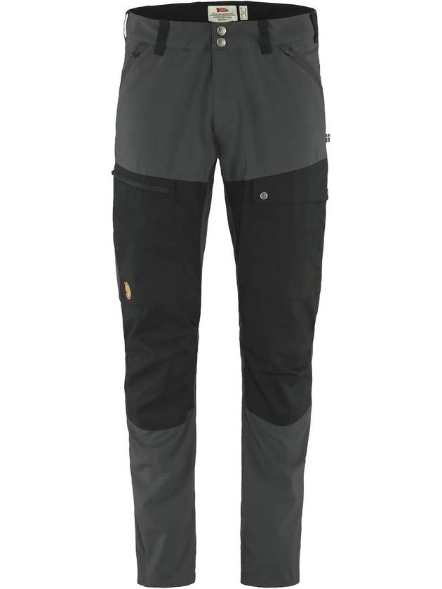 Men's Regular Abisko Midsummer Track Pants Dark Grey Black - FJALL RAVEN - BALAAN 2