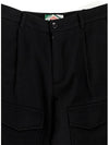 Men's Cargo Wool Pants Black I1WP01BK - IOEDLE - BALAAN 5