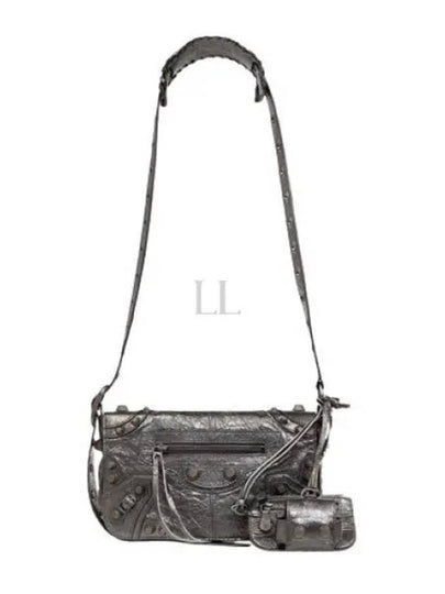 Le Cagole XS Flap Cross Bag Steel Grey - BALENCIAGA - BALAAN 2