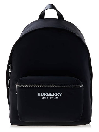 Logo Print Nylon Backpack Black - BURBERRY - BALAAN 2