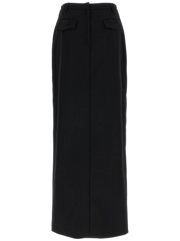 23 ss Black Jersey Long Skirt F4CLWTFURLEN0000 B0020170521 - DOLCE&GABBANA - BALAAN 3