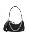 Mercer Nylon Chain Small Shoulder Bag Black - TORY BURCH - BALAAN.