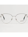 Eyewear Felicity Round Frame Eyeglasses Silver - BURBERRY - BALAAN 4