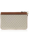 Women's Jet Set Charm Clutch Bag White - MICHAEL KORS - BALAAN 4