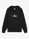 Metropolis Series Stretch Fleece Graphic Hoodie Navy - CP COMPANY - BALAAN 2