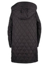 Dereham Quilted Long Padding Black - BURBERRY - BALAAN 4