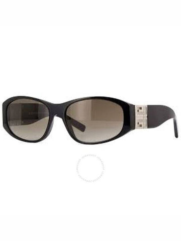 Givenchy Brown Gradient Oval Ladies Sunglasses GV40054I 01B 58 - GIVENCHY - BALAAN 1