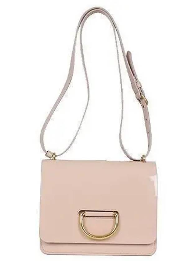 40785691 Small pink patent leather D ring shoulder crossbag - BURBERRY - BALAAN 1