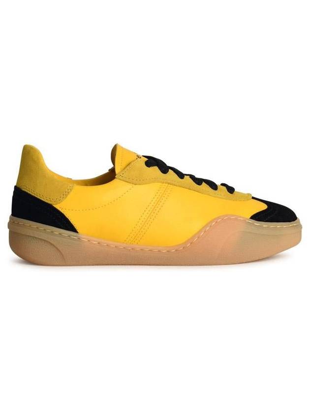 Panel design leather low top sneakers yellow - ACNE STUDIOS - BALAAN 2