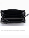 Classic Motor Silver Zipper Around Long Wallet Black - BALENCIAGA - BALAAN 5