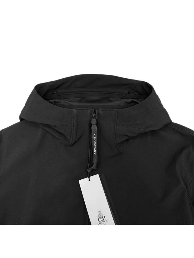 Men's Solf Shell R Lens Hooded Jacket Black - CP COMPANY - BALAAN 4