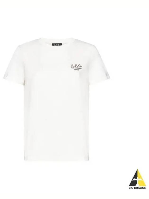 New Denise Logo Short Sleeve T-Shirt White - A.P.C. - BALAAN 2