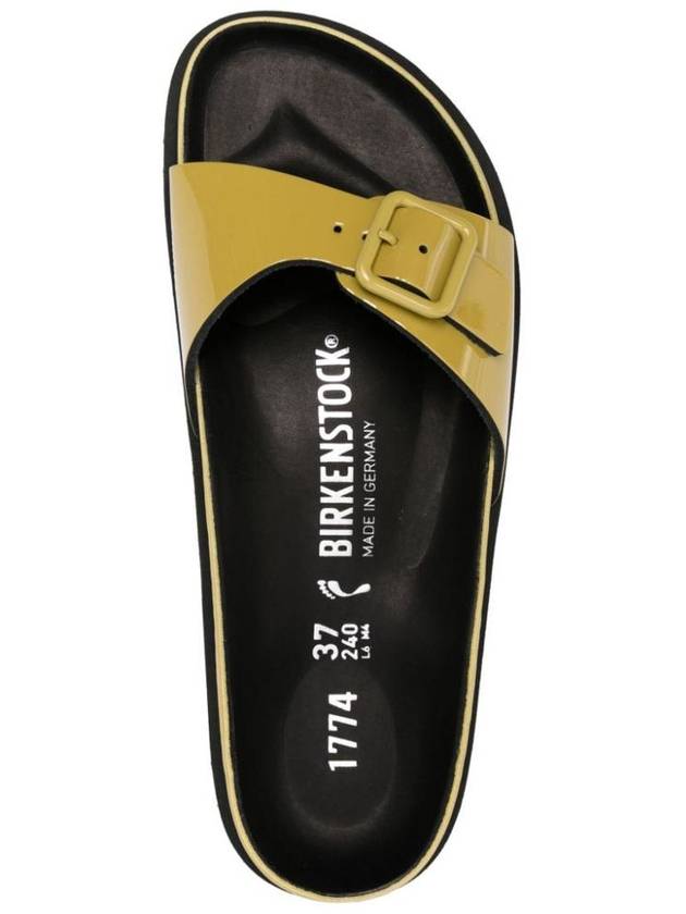 Birkenstock 1774 Slides Madrid Shiny Patent Leather Shoes - BIRKENSTOCK - BALAAN 3