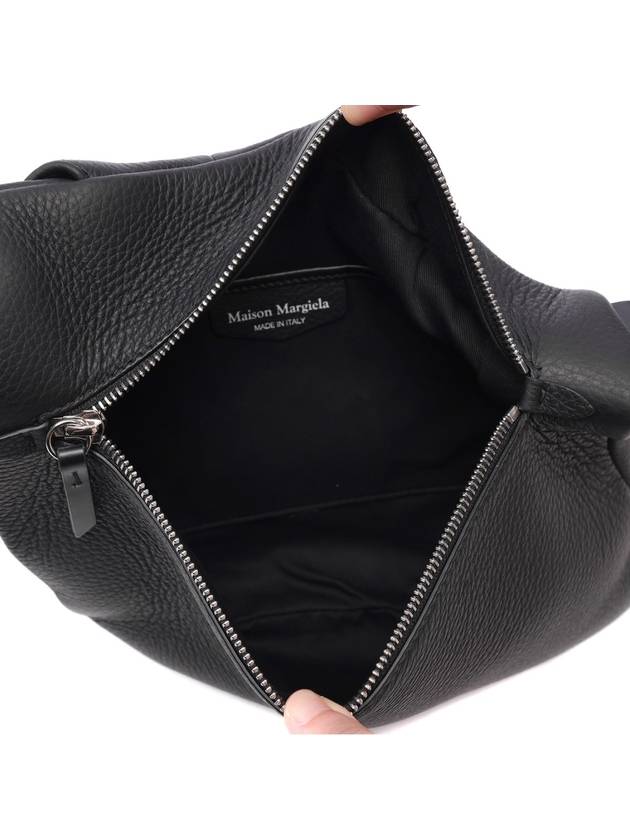 5AC Leather Cross Bag Black - MAISON MARGIELA - BALAAN.