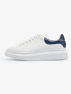 Glossy Tab Oversole Low Top Sneakers Navy White - ALEXANDER MCQUEEN - BALAAN 2