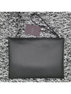 VLNT Logo Calfskin Clutch Bag Black - VALENTINO - BALAAN 3