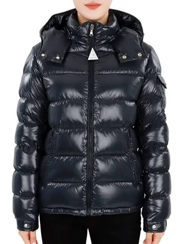 Kids NEW MAYA down padded jacket navy 1A12520 68950 742 12 14A adult wearable - MONCLER - BALAAN 1