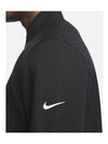 Men's Dry Fit Victory Half Zip Long Sleeve T-Shirt Black - NIKE - BALAAN 5