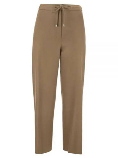 S Wide Pants Beige 91360623600 - MAX MARA - BALAAN 1