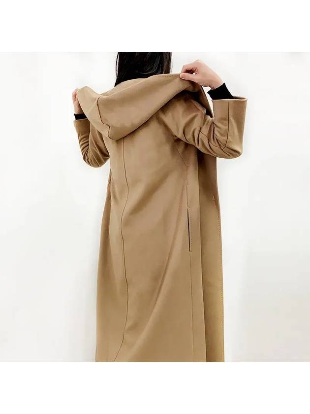 Bdanton Virgin Wool Single Coat Camel - MAX MARA - BALAAN 4