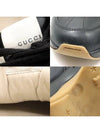 Women s Gucci 553608 Black Leather Iridescent Logo Rhyton Sneakers 37 gt Gangbuk used luxury goods - GUCCI - BALAAN 8