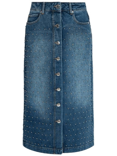 Lali denim A line skirt indigo - MUNTHE - BALAAN 1