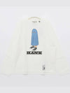 Hank Printed Long Sleeve T-Shirt White - MIHARA YASUHIRO - BALAAN 2