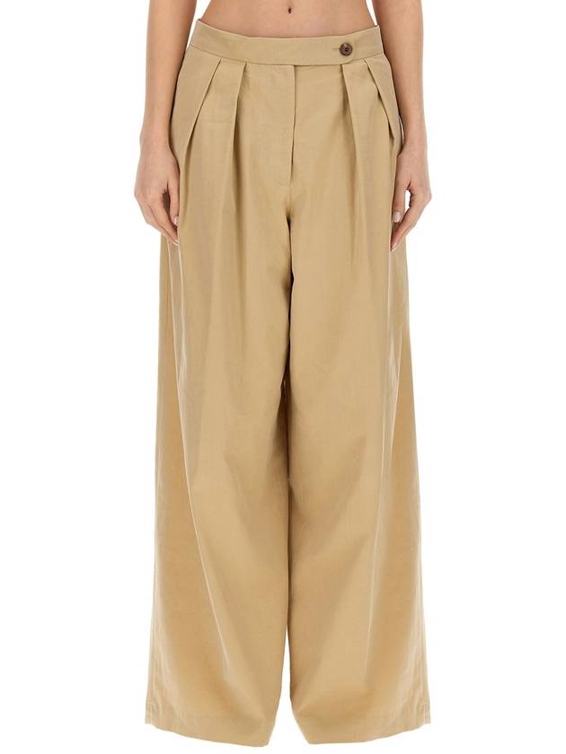 WIDE LEG PANTS - DRIES VAN NOTEN - BALAAN 1