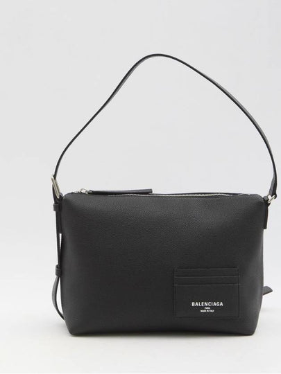 Small Leather Shoulder Bag Black - BALENCIAGA - BALAAN 2