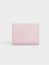 Triomphe Shiny Calfskin Small Flap Bicycle Wallet Pastel Pink - CELINE - BALAAN 6