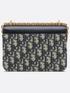 Miss Maddy Oblique Jacquard Smooth Calfskin Mini Cross Bag Blue - DIOR - BALAAN 6