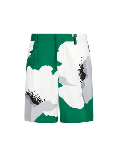 BERMUDA SHORTS WITH FLORAL PRINT - VALENTINO - BALAAN 2