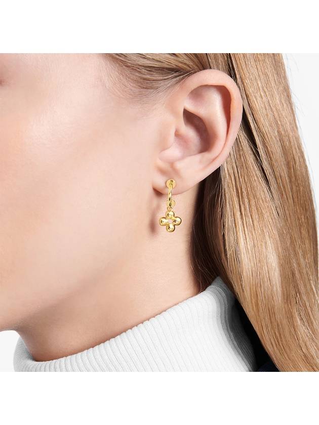 Blooming Earrings Gold - LOUIS VUITTON - BALAAN 4