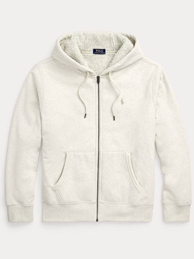 Ivory Wolf Hooded Zip Up - POLO RALPH LAUREN - BALAAN 1