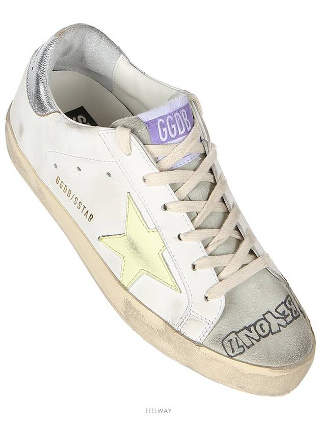 Superstar Laminated Heel Low Top Sneakers White - GOLDEN GOOSE - BALAAN 2