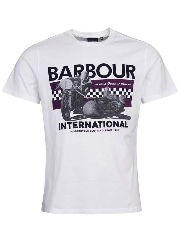 International Racer Short Sleeve T-Shirt White - BARBOUR - BALAAN 2