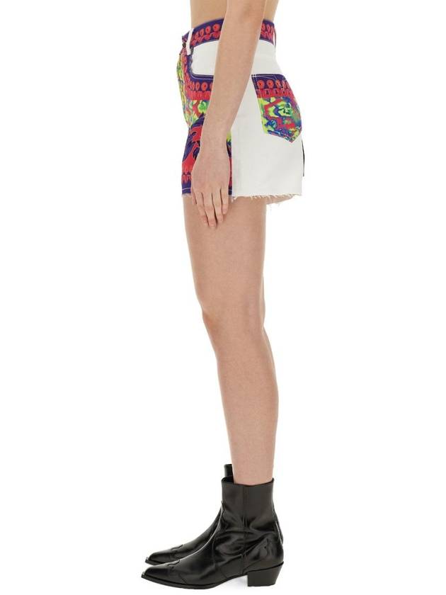 Versace Jeans Couture Logo Print Shorts - VERSACE - BALAAN 4