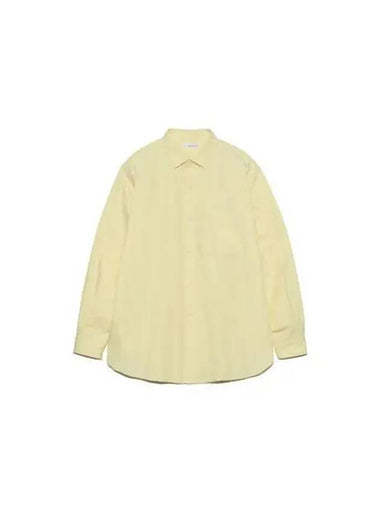 Regular Collar Wind Shirt SUGS400E LY Light Yellow - NANAMICA - BALAAN 1