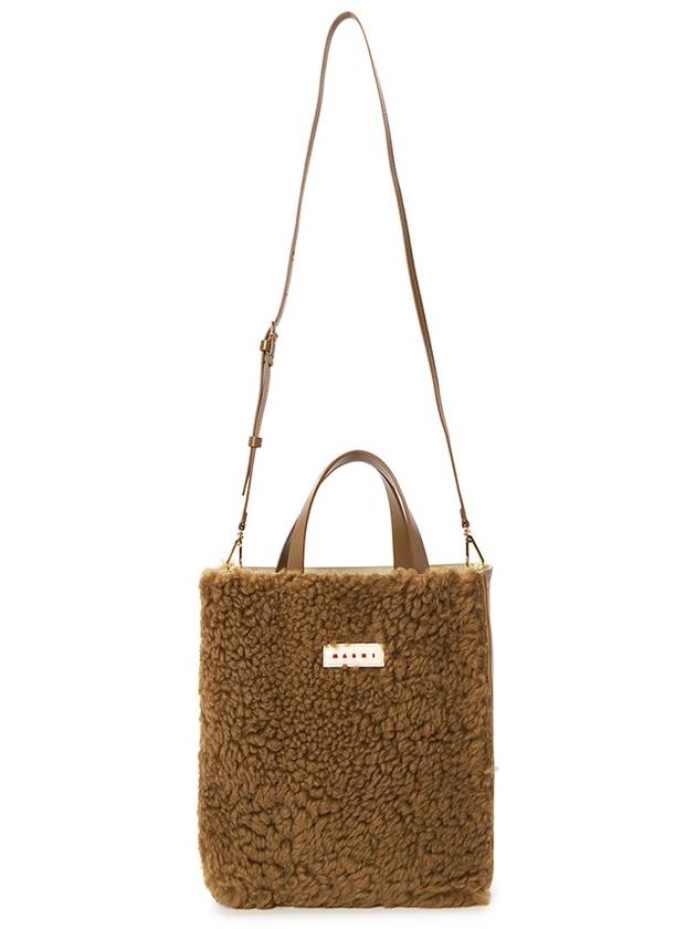 Museo Soft Small Tote Bag Brown - MARNI - BALAAN 8