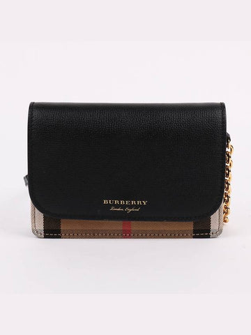 House Check Hampshire Mini Cross Bag - BURBERRY - BALAAN 1