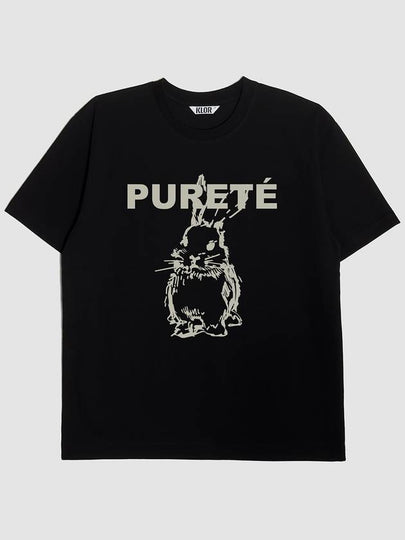 Purette Graphic Short Sleeve T-Shirt Black - KLOR - BALAAN 2