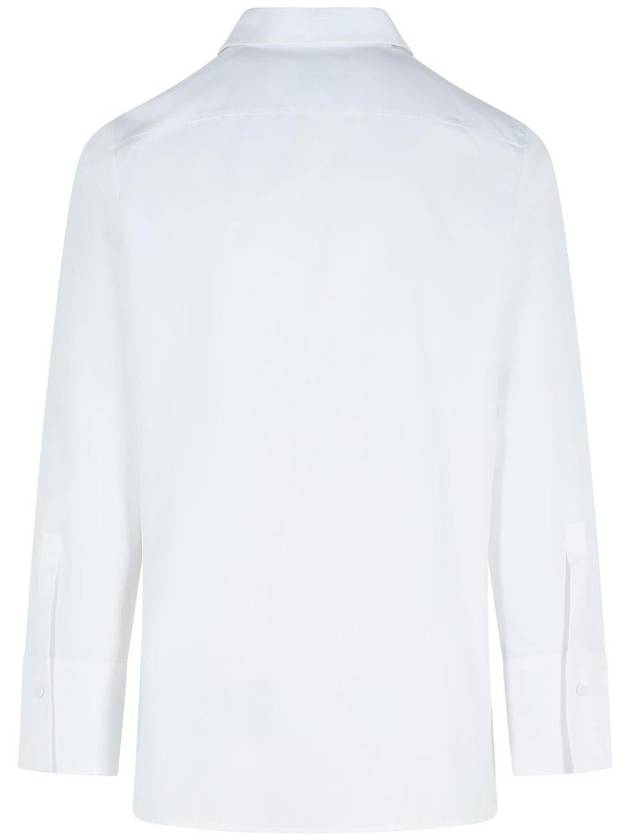 Jil Sander White Cotton Shirt - JIL SANDER - BALAAN 3