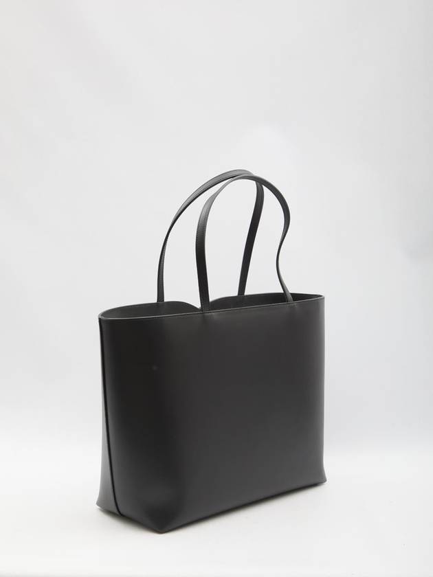 DG Logo Leather Tote Bag Black - DOLCE&GABBANA - BALAAN 3