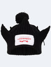 Chunky Crown Beanie Black - CHARLES JEFFREY LOVERBOY - BALAAN 2