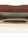 Mini Two-Tone Canvas And Leather Pocket Bag Natural Malt Brown - BURBERRY - BALAAN 6