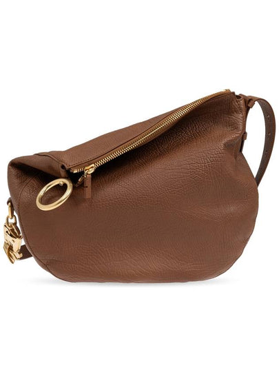 Knight Medium Leather Shoulder Bag Hazel - BURBERRY - BALAAN 2