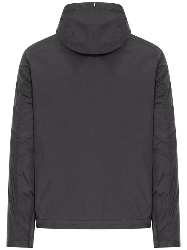 4100092 Crinkle Reps R-NY Wind Resistant Anti Drop Hooded Jacket Grey - STONE ISLAND - BALAAN 3